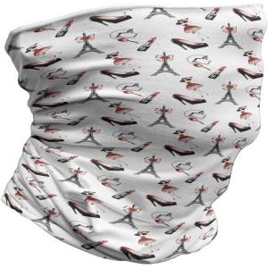 Ambesonne Unisex Multicolor Face and Neck Warmers(Shoes Lipstick Perfume)
