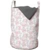 Ambesonne Roses Laundry Bag, Romantic Valentine’s Day Pattern in Pastel Tones, Hamper Basket with Handles Drawstring Closure for Laundromats, 13″ x 19″, Rose Mauve