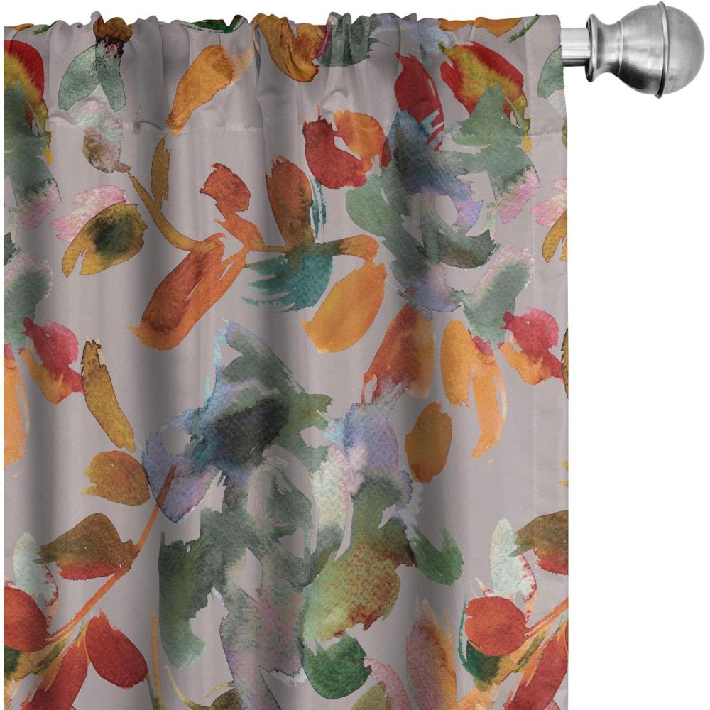 imageAmbesonne Pink Roses Curtains Romantic Spring Garden Blooming Flowers Nature Art Valentine Blossom Window Treatments 2 Panel Set for Living Room Bedroom Pair of 28 x 84 Magenta Blush KhakiVermilion and Laurel Green