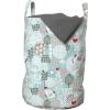 Ambesonne Floral Laundry Bag, Valentines Day Themed Little Birds Hearts and Numerous Abstract Flower Concepts, Hamper Basket with Handles Drawstring Closure for Laundromats, 13″ x 19″, Multicolor