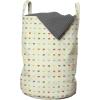 Ambesonne Hearts Laundry Bag, Rhythmic Love Affection Romance Valentines Day on Grunge Background, Hamper Basket with Handles Drawstring Closure for Laundromats, 13″ x 19″, Eggshell and Multicolor