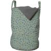 Ambesonne Hearts Laundry Bag, Valentines Day Themed Doodle Hearts Love Friendship on Green Toned Background, Hamper Basket with Handles Drawstring Closure for Laundromats, 13″ x 19″, Multicolor
