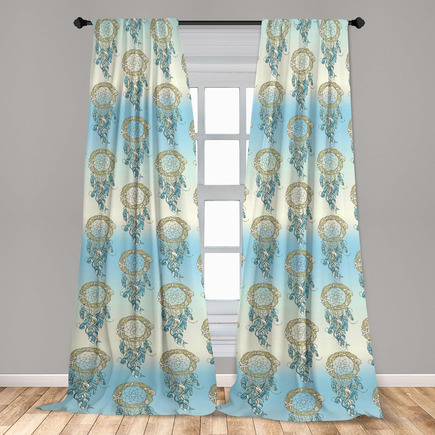 imageAmbesonne Floral Curtains Romantic Valentines Day Theme Overlapping Simplistic Rose Flowers Art Window Treatments 2 Panel Set for Living Room Bedroom Pair of 28 x 84 Pale Salmon and BlushSlate Brown and Blue Grey