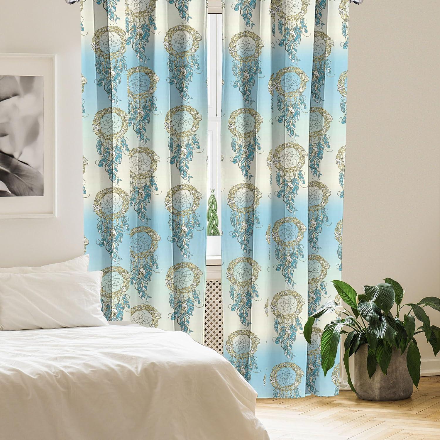 imageAmbesonne Floral Curtains Romantic Valentines Day Theme Overlapping Simplistic Rose Flowers Art Window Treatments 2 Panel Set for Living Room Bedroom Pair of 28 x 84 Pale Salmon and BlushSlate Brown and Blue Grey