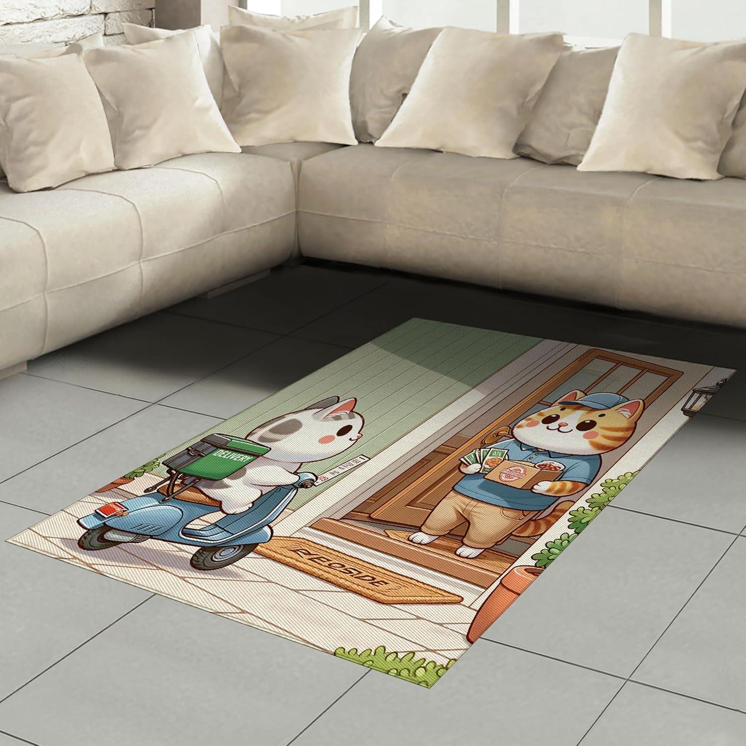 imageAmbesonne Floral Heart Area Rug Tenderness of Romantic Garden Ivy Branches and Roses Valentines Day Flat Woven Accent Rug for Living Room Bedroom Dining Room 2 6 x 5 Laurel Green and PinkPale Green and Multicolor