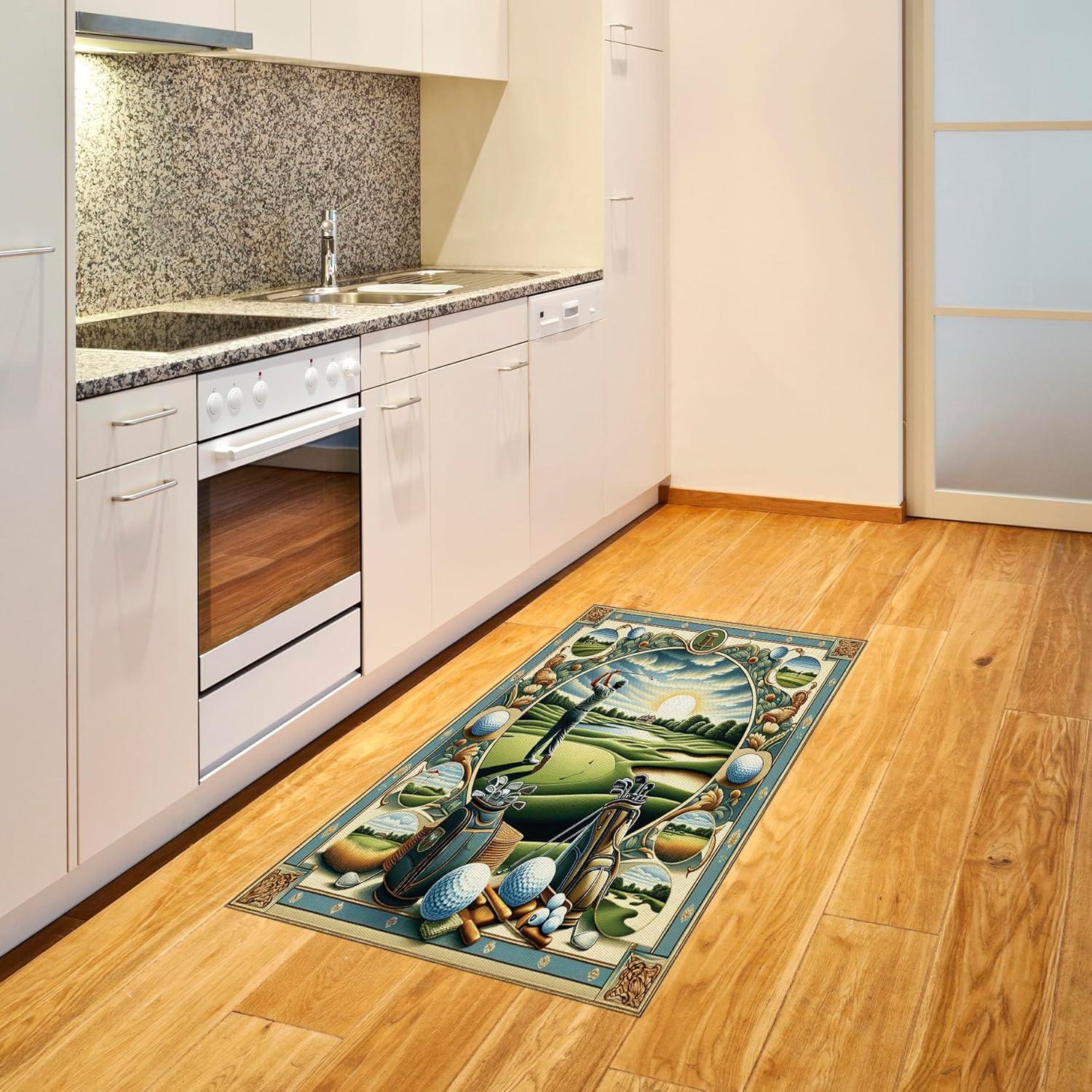 imageAmbesonne Floral Heart Area Rug Tenderness of Romantic Garden Ivy Branches and Roses Valentines Day Flat Woven Accent Rug for Living Room Bedroom Dining Room 2 6 x 5 Laurel Green and PinkFern Green Blue and Mustard