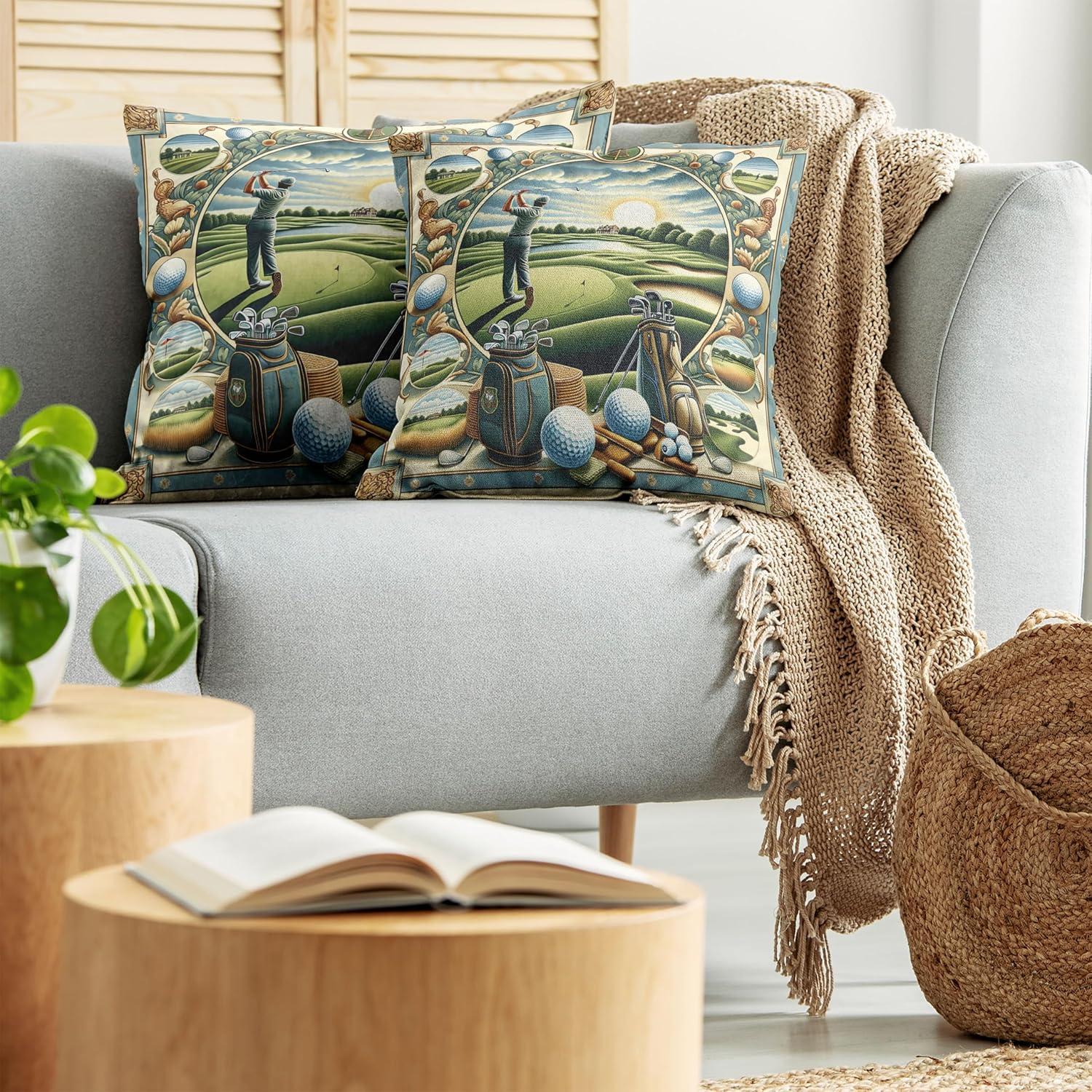 imageAmbesonne Floral Heart Decorative Throw Pillow Case Pack of 2 Tenderness of Romantic Garden Ivy Branches and Roses Valentines Day Couch Bedroom Living Room Cushion Cover 16 Laurel Green and PinkFern Green Blue and Mustard