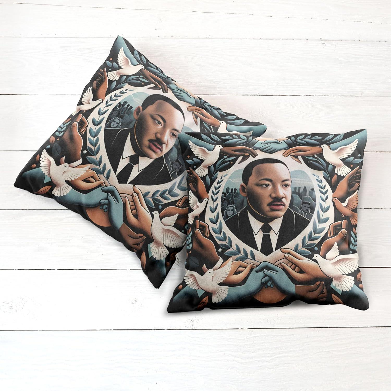 imageAmbesonne Floral Heart Decorative Throw Pillow Case Pack of 2 Tenderness of Romantic Garden Ivy Branches and Roses Valentines Day Couch Bedroom Living Room Cushion Cover 16 Laurel Green and PinkBlue Grey and Pale Caramel