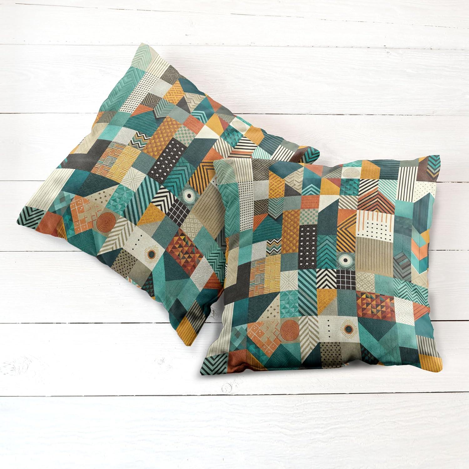 imageAmbesonne Floral Heart Decorative Throw Pillow Case Pack of 2 Tenderness of Romantic Garden Ivy Branches and Roses Valentines Day Couch Bedroom Living Room Cushion Cover 16 Laurel Green and PinkTeal Orange Multicolor