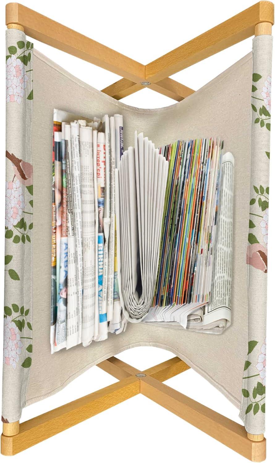 imageAmbesonne Heart Magazine and Book Holder Valentines Days Theme Romance Pattern in Simplistic Style Rhythmic Decorative Floor Rack Organizer for Living Room 22x19 Pale Pink Dark TaupeEggshell Pale Redwood