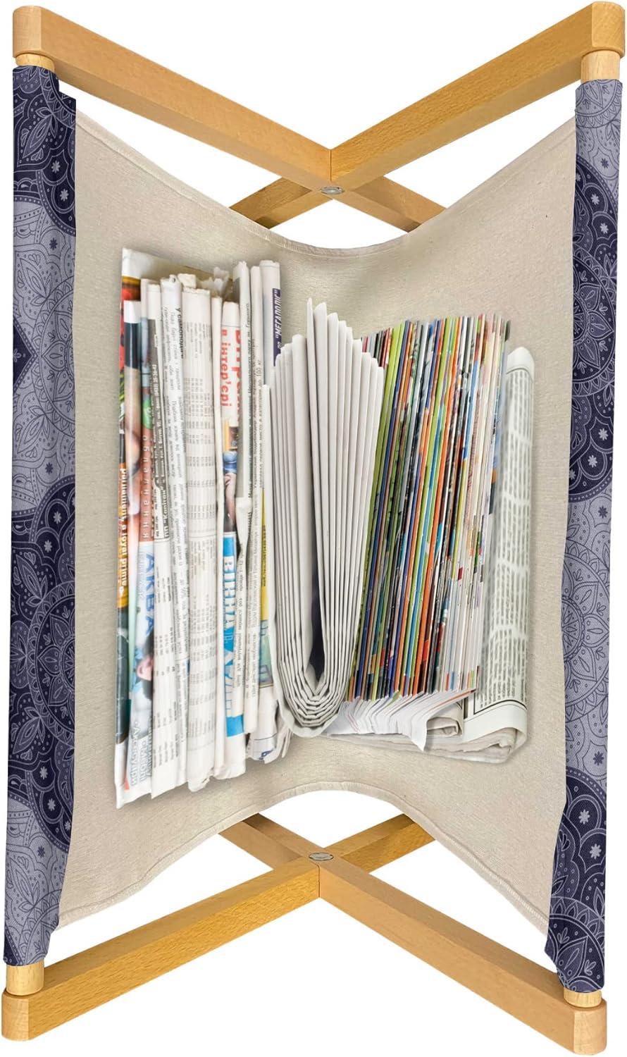 imageAmbesonne Kissing Magazine and Book Holder Valentine Love Theme Romantic Cartoon Couple Bear and Hearts Composition Decorative Floor Rack Organizer for Living Room 22x19 Sand Brown Pink WhiteIndigo Quartz Ceil Blue