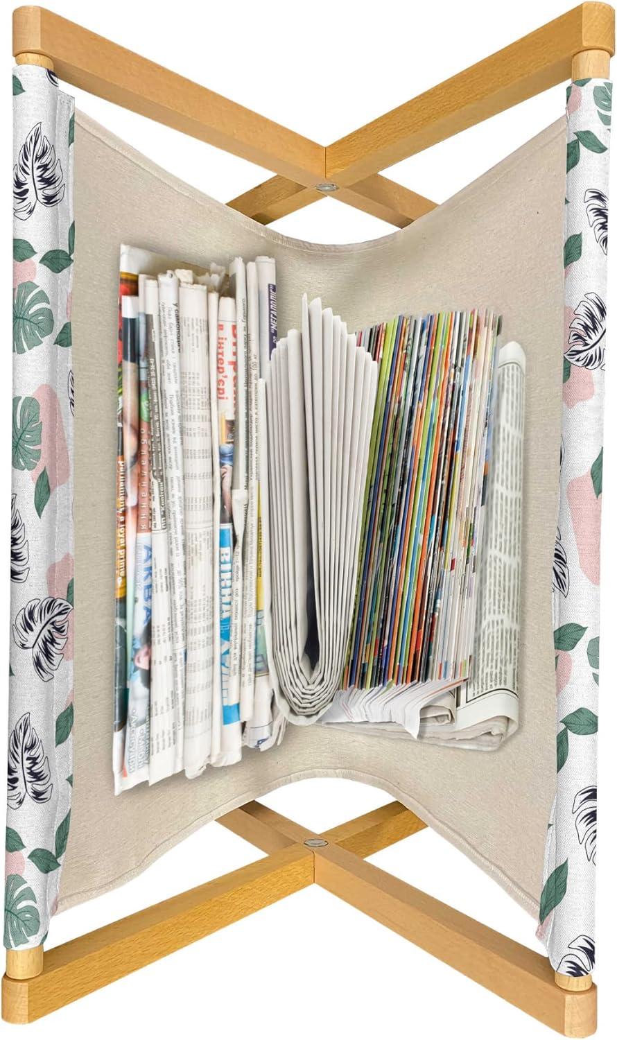 imageAmbesonne Kissing Magazine and Book Holder Valentine Love Theme Romantic Cartoon Couple Bear and Hearts Composition Decorative Floor Rack Organizer for Living Room 22x19 Sand Brown Pink WhiteLaurel Green and Blush