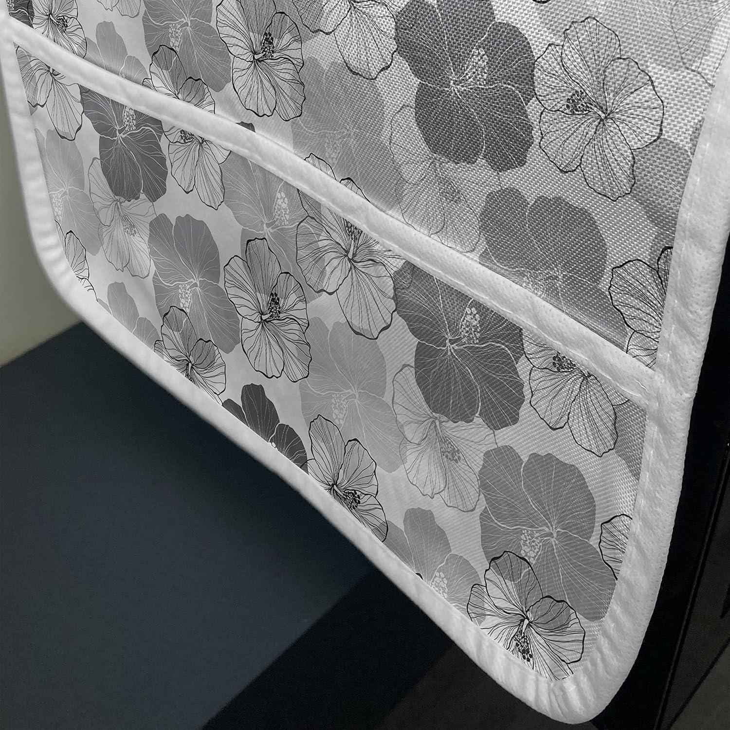 imageAmbesonne Valentines Day Microwave Oven Cover Illustration of Monochrome Triangles Forming Romantic Hearts Water Resistant Organizer with Pockets for Kitchen 36 x 12 Dark Pink and Pale PinkPurpleblue Pale Taupe