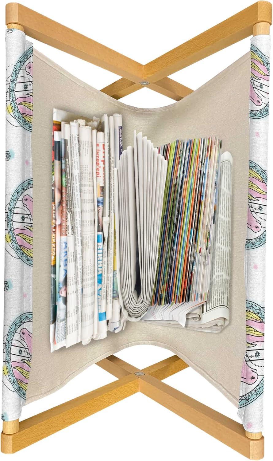 imageAmbesonne Valentines Magazine and Book Holder Geometric Themed Illustration with Lines and Hearts Romantic Valentines Day Decorative Floor Rack Organizer for Living Room 22x19 Red Black WhiteTurquoise Pale Pink