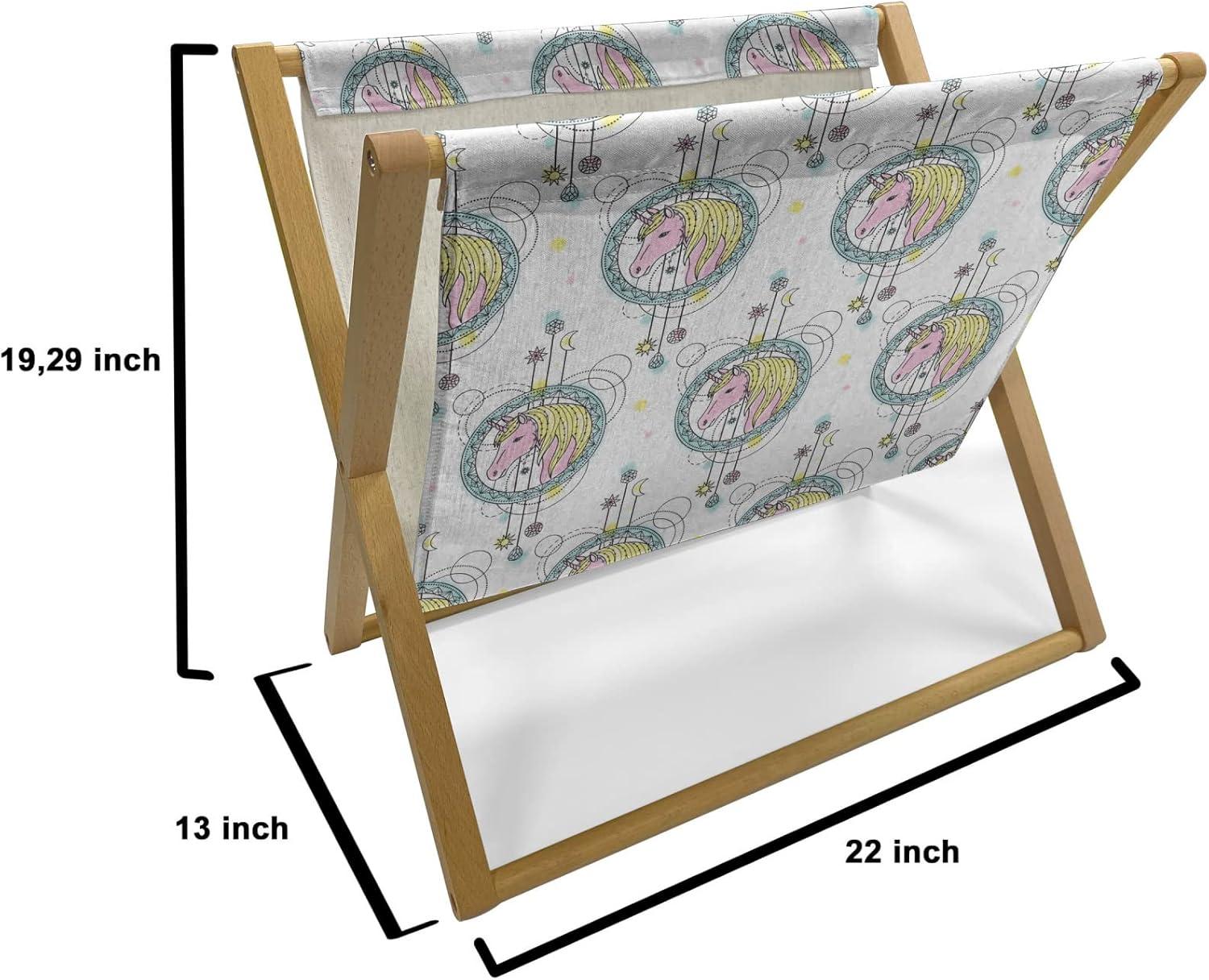 imageAmbesonne Valentines Magazine and Book Holder Geometric Themed Illustration with Lines and Hearts Romantic Valentines Day Decorative Floor Rack Organizer for Living Room 22x19 Red Black WhiteTurquoise Pale Pink