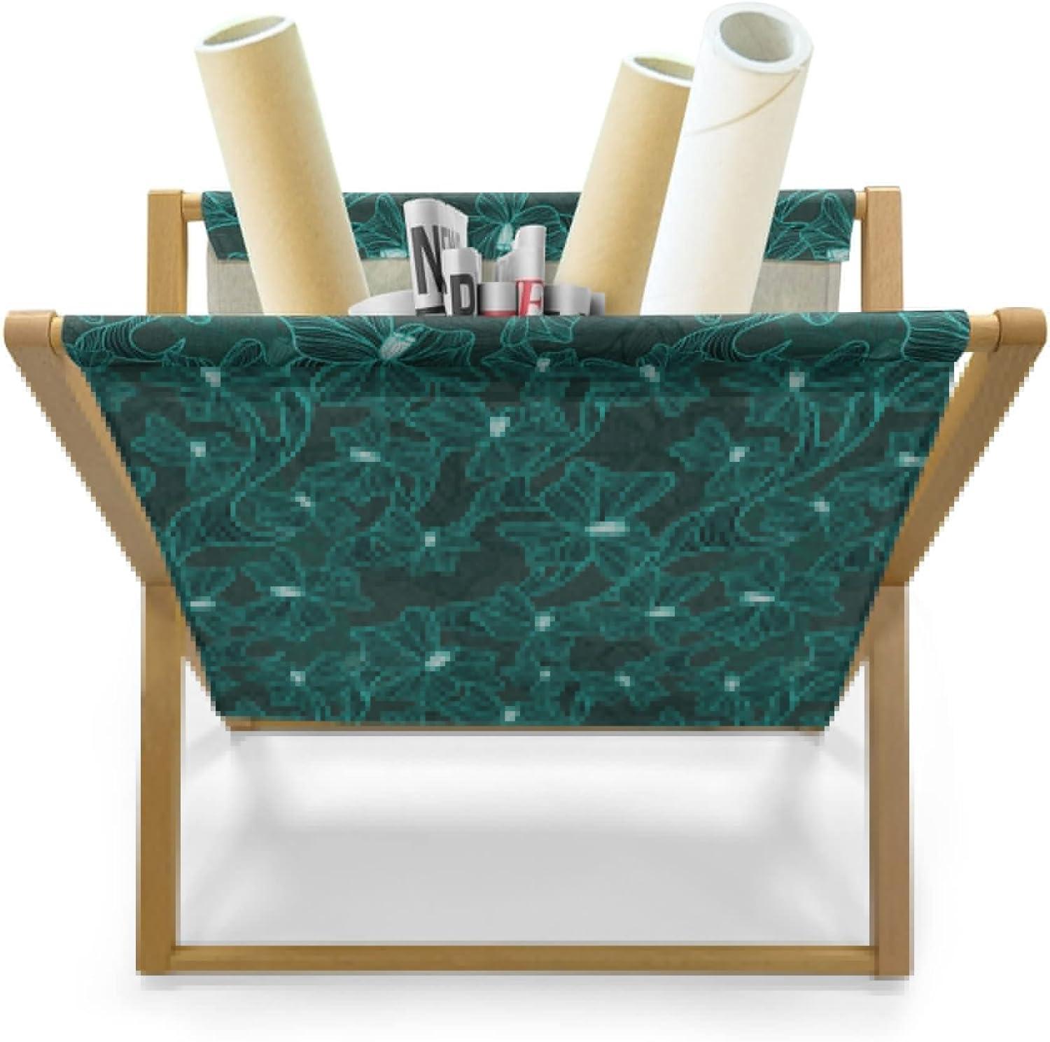 imageAmbesonne Valentines Magazine and Book Holder Geometric Themed Illustration with Lines and Hearts Romantic Valentines Day Decorative Floor Rack Organizer for Living Room 22x19 Red Black WhiteTeal