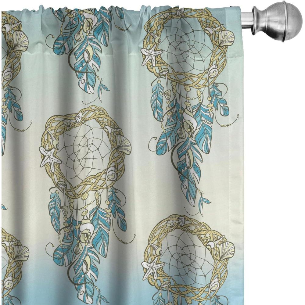 imageAmbesonne Floral Curtains Romantic Valentines Day Theme Overlapping Simplistic Rose Flowers Art Window Treatments 2 Panel Set for Living Room Bedroom Pair of 28 x 84 Pale Salmon and BlushSlate Brown and Blue Grey