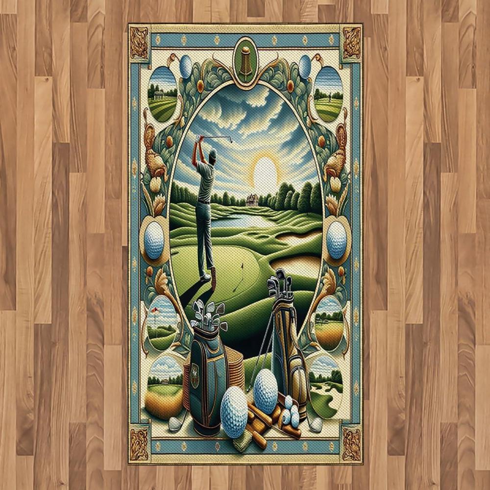 imageAmbesonne Floral Heart Area Rug Tenderness of Romantic Garden Ivy Branches and Roses Valentines Day Flat Woven Accent Rug for Living Room Bedroom Dining Room 2 6 x 5 Laurel Green and PinkFern Green Blue and Mustard