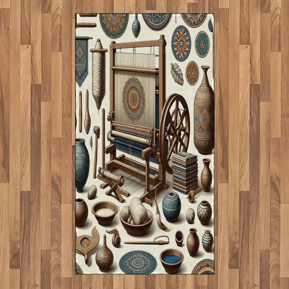 imageAmbesonne Floral Heart Area Rug Tenderness of Romantic Garden Ivy Branches and Roses Valentines Day Flat Woven Accent Rug for Living Room Bedroom Dining Room 2 6 x 5 Laurel Green and PinkUmber Dark Teal Ivory