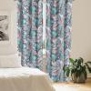 Ambesonne Floral Curtains, Romantic Valentine’s Day Theme Overlapping Simplistic Rose Flowers Art, Window Treatments 2 Panel Set for Living Room Bedroom, Pair of – 28″ x 84″, Pale Salmon and Blush(Pale Teal and Sky Blue)