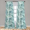 Ambesonne Floral Curtains, Romantic Valentine’s Day Theme Overlapping Simplistic Rose Flowers Art, Window Treatments 2 Panel Set for Living Room Bedroom, Pair of – 28″ x 84″, Pale Salmon and Blush(Pale Teal and Almond Green)