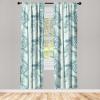 Ambesonne Floral Curtains, Romantic Valentine’s Day Theme Overlapping Simplistic Rose Flowers Art, Window Treatments 2 Panel Set for Living Room Bedroom, Pair of – 28″ x 84″, Pale Salmon and Blush(Pale Teal and Almond Green)