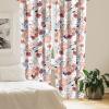 Ambesonne Floral Curtains, Romantic Valentine’s Day Theme Overlapping Simplistic Rose Flowers Art, Window Treatments 2 Panel Set for Living Room Bedroom, Pair of – 28″ x 84″, Pale Salmon and Blush(Lavender Blue and Pale Salmon)