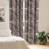 Ambesonne Floral Curtains, Romantic Valentine’s Day Theme Overlapping Simplistic Rose Flowers Art, Window Treatments 2 Panel Set for Living Room Bedroom, Pair of – 28″ x 84″, Pale Salmon and Blush(Dark Taupe and Sand Brown)