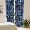 Ambesonne Floral Curtains, Romantic Valentine’s Day Theme Overlapping Simplistic Rose Flowers Art, Window Treatments 2 Panel Set for Living Room Bedroom, Pair of – 28″ x 84″, Pale Salmon and Blush(Dark Sky Blue and Mustard)