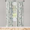 Ambesonne Floral Curtains, Romantic Valentine’s Day Theme Overlapping Simplistic Rose Flowers Art, Window Treatments 2 Panel Set for Living Room Bedroom, Pair of – 28″ x 84″, Pale Salmon and Blush(Pale Teal and Peacock Green)
