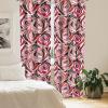Ambesonne Floral Curtains, Valentine’s Day Concept Art Pastel Repetitive Roses Pattern Plot, Window Treatments 2 Panel Set for Living Room Bedroom, Pair of – 28″ x 84″, Dark Pink Blush and White(Dark Pink and Redbrown)