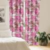 Ambesonne Floral Curtains, Valentine’s Day Concept Art Pastel Repetitive Roses Pattern Plot, Window Treatments 2 Panel Set for Living Room Bedroom, Pair of – 28″ x 84″, Dark Pink Blush and White(Pastel Pink and Redwood)