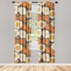 Ambesonne Floral Curtains, Valentine’s Day Concept Art Pastel Repetitive Roses Pattern Plot, Window Treatments 2 Panel Set for Living Room Bedroom, Pair of – 28″ x 84″, Dark Pink Blush and White(Pale Vermilion Green)