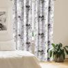 Ambesonne Floral Curtains, Valentine’s Day Concept Art Pastel Repetitive Roses Pattern Plot, Window Treatments 2 Panel Set for Living Room Bedroom, Pair of – 28″ x 84″, Dark Pink Blush and White(Blue Grey Soft Pink)
