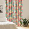 Ambesonne Floral Curtains, Valentine’s Day Concept Art Pastel Repetitive Roses Pattern Plot, Window Treatments 2 Panel Set for Living Room Bedroom, Pair of – 28″ x 84″, Dark Pink Blush and White(Dried Rose and Pale Teal)