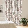 Ambesonne Floral Curtains, Valentine’s Day Concept Art Pastel Repetitive Roses Pattern Plot, Window Treatments 2 Panel Set for Living Room Bedroom, Pair of – 28″ x 84″, Dark Pink Blush and White(Dried Rose Umber Fawn)