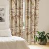 Ambesonne Floral Curtains, Valentine’s Day Concept Art Pastel Repetitive Roses Pattern Plot, Window Treatments 2 Panel Set for Living Room Bedroom, Pair of – 28″ x 84″, Dark Pink Blush and White(Dark Khaki Champagne)