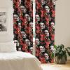 Ambesonne Floral Curtains, Valentine’s Day Concept Art Pastel Repetitive Roses Pattern Plot, Window Treatments 2 Panel Set for Living Room Bedroom, Pair of – 28″ x 84″, Dark Pink Blush and White(Dark Pink Olive Green)