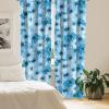 Ambesonne Floral Curtains, Valentine’s Day Concept Art Pastel Repetitive Roses Pattern Plot, Window Treatments 2 Panel Set for Living Room Bedroom, Pair of – 28″ x 84″, Dark Pink Blush and White(Pale Sky Blue and Violet)