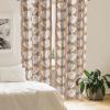 Ambesonne Floral Curtains, Valentine’s Day Concept Art Pastel Repetitive Roses Pattern Plot, Window Treatments 2 Panel Set for Living Room Bedroom, Pair of – 28″ x 84″, Dark Pink Blush and White(Pale Brown White Rust)