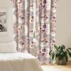 Ambesonne Floral Curtains, Valentine’s Day Concept Art Pastel Repetitive Roses Pattern Plot, Window Treatments 2 Panel Set for Living Room Bedroom, Pair of – 28″ x 84″, Dark Pink Blush and White(Dark Pink and Pale Seafoam)