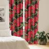 Ambesonne Floral Curtains, Valentine’s Day Concept Art Pastel Repetitive Roses Pattern Plot, Window Treatments 2 Panel Set for Living Room Bedroom, Pair of – 28″ x 84″, Dark Pink Blush and White(Dark Coral Fawn Sepia)