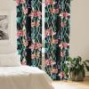 Ambesonne Floral Curtains, Valentine’s Day Theme Grunge Style Repetitive Rose Flowers Abstract, Window Treatments 2 Panel Set for Living Room Bedroom, Pair of – 28″ x 84″, Pale Fuchsia and Sepia(Jade Green and Raspberry)