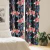 Ambesonne Floral Curtains, Valentine’s Day Theme Grunge Style Repetitive Rose Flowers Abstract, Window Treatments 2 Panel Set for Living Room Bedroom, Pair of – 28″ x 84″, Pale Fuchsia and Sepia(Grey Pink Petrol Blue)