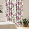 Ambesonne Floral Curtains, Valentine’s Day Theme Grunge Style Repetitive Rose Flowers Abstract, Window Treatments 2 Panel Set for Living Room Bedroom, Pair of – 28″ x 84″, Pale Fuchsia and Sepia(Pale Fuchsia and Sepia)