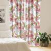 Ambesonne Floral Curtains, Valentine’s Day Theme Grunge Style Repetitive Rose Flowers Abstract, Window Treatments 2 Panel Set for Living Room Bedroom, Pair of – 28″ x 84″, Pale Fuchsia and Sepia(Raspberry and Pistachio Green)