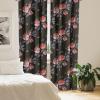 Ambesonne Floral Curtains, Valentine’s Day Theme Grunge Style Repetitive Rose Flowers Abstract, Window Treatments 2 Panel Set for Living Room Bedroom, Pair of – 28″ x 84″, Pale Fuchsia and Sepia(Paprika and Dark Olive Green)