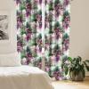 Ambesonne Floral Curtains, Valentine’s Day Theme Grunge Style Repetitive Rose Flowers Abstract, Window Treatments 2 Panel Set for Living Room Bedroom, Pair of – 28″ x 84″, Pale Fuchsia and Sepia(Pale Ruby and Reseda Green)