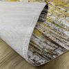 Ambesonne Forest Place Mats Set of 4, Autumn Birch Forest Golden Yellow Leaves Woodland October Seasonal Nature Picture, Washable Fabric Placemats for Dining Table, Standard Size, Yellow and Grey