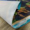 Ambesonne Hawaiian Place Mats Set of 4, Aerial View of Na Pali Coast Kauai Hawaii Mountain Cliff Seacoast Scenic Photo, Washable Fabric Placemats for Dining Table, Standard Size, Brown Green